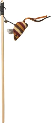 Produktbild von Duvoplus Cat Toy Spielangel Catchy knitted Mäuse - braun