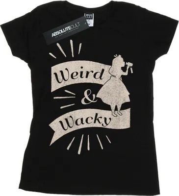 Immagine prodotto di Disney - Maglietta "Alice nel paese delle meraviglie" da donna BI6737 (XL) (Nero)