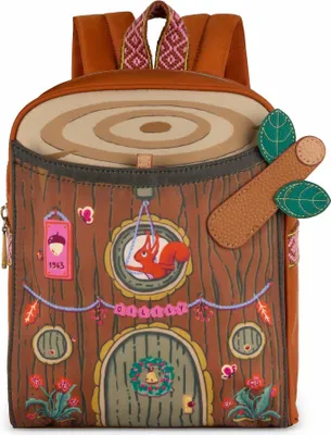 Immagine prodotto di Oilily zaino Treehouse Backpack Leather Brown marrone