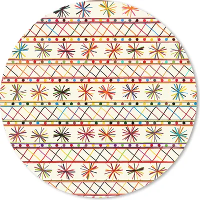 Produktbild von MuchoWow® Mauspad Mousepad Regenbogen - Südamerika - Muster 30x30 cm - Mousepads - Maus Mat - Pad - Mausunterlage - Tischunterlage - Schreibtischmatten