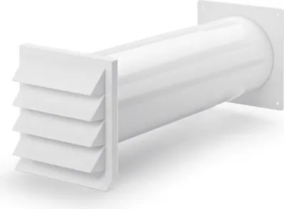 Produktbild von Naber COMPAIR flow round 150 K-Klima-R 150/150 Mauerkasten weiß 4044047