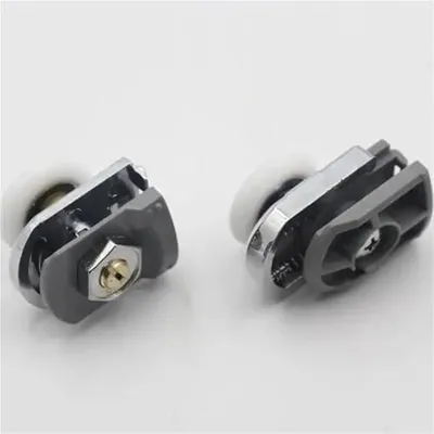 Produktbild von Badezimmertürrollen für Glastüren aus Aluminium