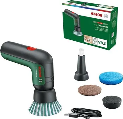 Obrázek produktu pro Elektrický univerzální čisticí kartáč – 36V akumulátor – kabel Micro USB – 4 čisticí nástavce