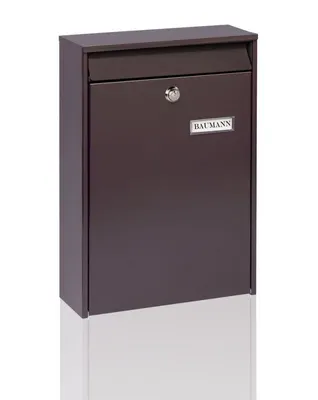 Produktbild von BURG-WÄCHTER Anlagenbriefkasten Leipzig 777 BR, A4 Einwurf-Format, EU Norm EN 13724, Verzinkter Stahl