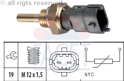 Produktbild von Facet Sensor, Kühlmitteltemperatur  7.3264