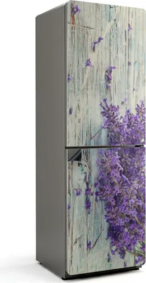 Produktbild von Blumen auf einem Holzhintergrund – Magnetische Kühlschrank Abdeckung – Dekorfolie magnetisch Küche – Kühlschrank Magnet Deko – selbstklebende Magnettafel – Magnetfolie für Kühlschranktür – 60x180 cm