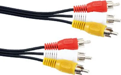 Image de LogiLink 3xRCA - 3xRCA, 1,5 m, 3 x RCA, 3 x RCA