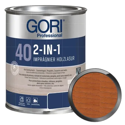 Produktbild von GORI 40 2in1 Imprägnier Holzlasur 0.75 Liter Kiefer