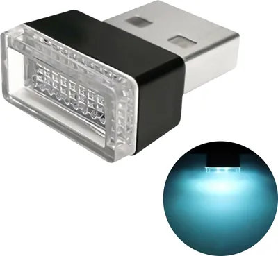 Produktbild von Auto-Atmosphärenlichter USB-LED-Umgebungsbeleuchtung Plug-in USB-Dekor-Nachtlicht Universal-Auto-Innenausstattung