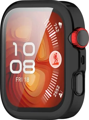 Produktbild von Schutzhülle für Huawei Watch Fit 4, Bizon Case Watch Felipe, Schwarz