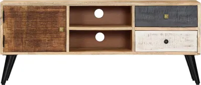 Produktbild von vidaXL TV-Schrank 115×30×47 cm Mango-Massivholz