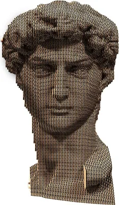 Image de puzzle 3D, DAVID, carton, 94 pièces