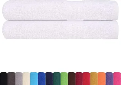Obrázok produktu pre vidaXL Uteráky FROGN, 2 ks, biele, 100 x 200 cm, 360 g/m²