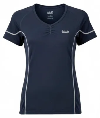 Produktbild von Jack Wolfskin Baselayer Shirt Damen Unterziehshirt Funktionsshirt Weiß Größe S