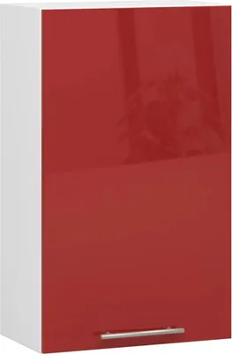 Immagine prodotto di Pensile da cucina 50 cm VERMINA - bianco / rosso lucido