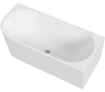 Produktbild von CERANO Bianco Freistehende Acryl-Badewanne rechts 160 x 75 cm weiß glänzend
