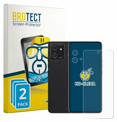 Produktbild von 2x Für Motorola ThinkPhone (Display+Kamera) Schutzfolie BROTECT Displayschutz Display Schutz Folie Klar Transparent