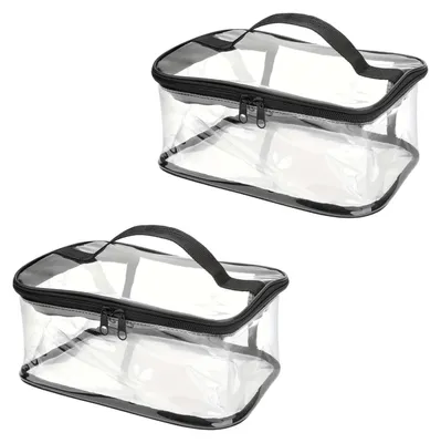 Image de Pochette de toilette transparente et étanche pour les voyages