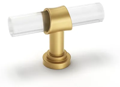 Produktbild von 15 goldene Möbelknöpfe, goldene Möbelgriffe, Türknöpfe für Küche und Schlafzimmer, moderne Kommodengriffe