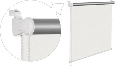 Immagine prodotto di Tenda a rullo termica Tenda a rullo oscurante 60x200 cm naturale Tenda a rullo per finestre con rivestimento termico 100% oscurante i
