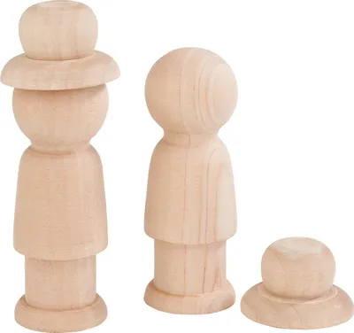 Produktbild von VBS Holz-Figuren, 2 Stück
