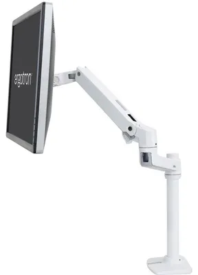 Produktbild von Ergotron LX - Befestigungskit (Gelenkarm) - für Monitor - Aluminium, Stahl - weiß - Bildschirmgröße: bis zu 81,3 cm (bis zu 32 Zoll) - Tischmontage