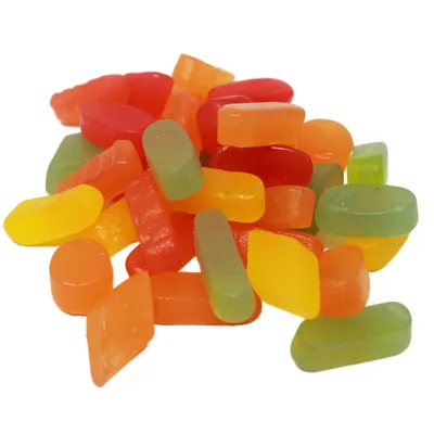 Produktbild von Weingummi zuckerfrei Mischung mit Fruchtgeschmack 4fach sortiert 300g