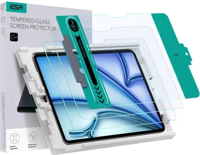 Produktbild von Esr Gehärtetes Glas 2Er-Pack Ipad Air 11 6/2024 Klar