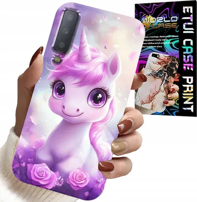 Produktbild von Hülle Für Samsung A7 2018 - Süsses Einhorn, Designs Für Kinderhülle