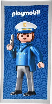 Productafbeelding van PLAYMOBIL handdoek politie 70 x 140 cm
