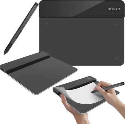 Zdjęcie produktu dla PROFESJONALNY Tablet graficzny z piórem 13684 BOSTO T430