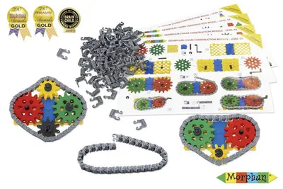 Productafbeelding van Aanvullende set GearPhun, ketting, 139 onderdelen.