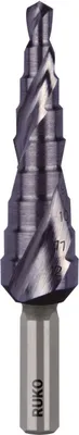 Produktbild von RUKO Stufenbohrer HSS-TiAlN, spiralgenutet mit Kreuzanschliff - 101050-9F
