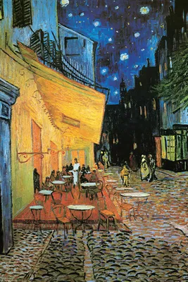 Immagine prodotto di Van Gogh, Vincent - Caffè Terrace alla sera - Stampa artistica, 61x91,5 cm