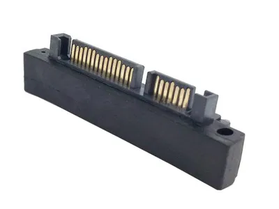 Produktbild von System-S Adapter Rechtwinkliger SATA 22Pin 7 + 15 (male) zu SATA 22Pin (female)