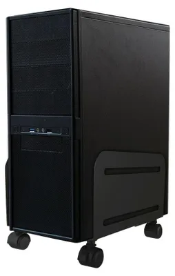 Produktbild von Neomounts CPU-M100BLACK CPU-Halter - max 10 kg - universal, Cart CPU-Halterung, Tower, 10 kg, Schwarz, Stahl, China