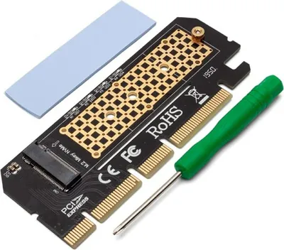 Zdjęcie produktu dla Karta rozszerzeń, adapter M.2 NVMe M-Key PCI-E Savio AK-41