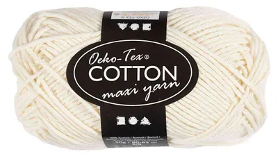 Obrázek produktu pro Creativ Company 461030, Kreativní tvoření, Bílá, Bavlna, 85 m, 50 g