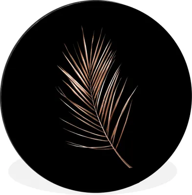 Produktbild von MuchoWow® - Mauerkreis - Wandbilder - Runde Bild - Bild aus Aluminium - Schlafzimmer - Wohnzimmerdekoration - Wand Dekoration