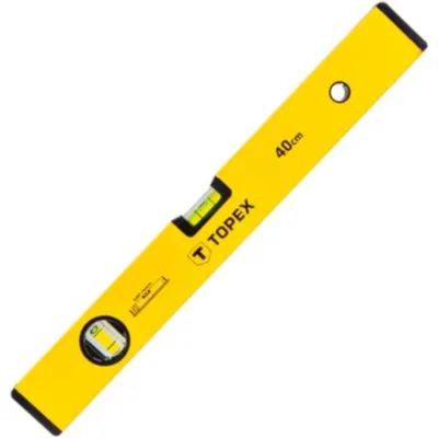 Immagine prodotto di Livella TOPEX in alluminio tipo 500, 80 cm, 2 fiale