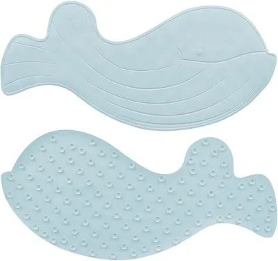 Produktbild von Famanu Badmatte Antirutsch für Kinder - Walvisform, maschinenwaschbar, 75x35 cm
