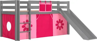 Produktbild von Spielbett mit Rutsche Pino Kiefer massiv 90 x 200 cm