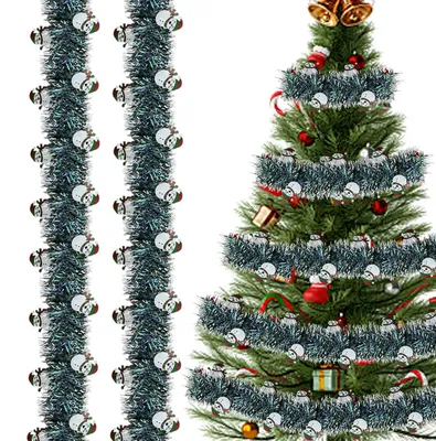 Imagen del producto de Guirnalda para decorar el árbol de Navidad, 2 metros
