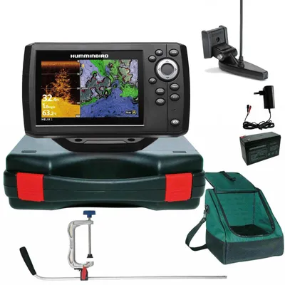 Produktbild von Humminbird Helix 5 Chirp GPS DI G3 Down Imaging GPS Kartenplotter Echolot Portabel Profi Plus - Komplett mit Geber