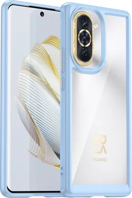 Obrázek produktu pro Pouzdro pro Huawei Nova 10 průhledné, nárazuvzdorné TPU silikonové ochranné pouzdro modré