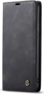 Produktbild von Hülle für Apple iPhone 13 Mini - Ledertasche Schutzhülle Lederhülle Handyhülle Case - Schwarz
