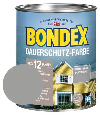 Produktbild von BONDEX Holzfarbe-Dauerschutzfarbe platinium 750 ml