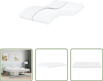 Immagine prodotto di The Living Store Materasso in schiuma bianco 180x200 cm Grado di rigidità H2 H3