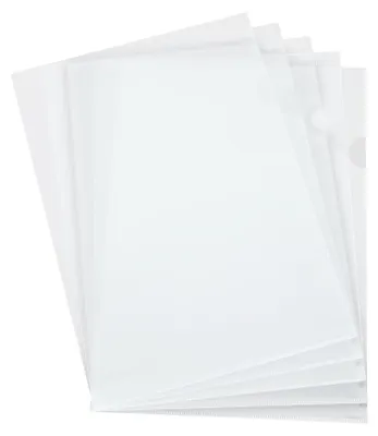 Image de Lot de 50 pochettes de présentation A4 transparentes pour documents