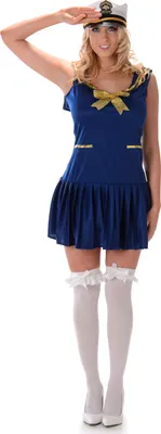 Immagine prodotto di Costume seducente da donna blu-oro - M